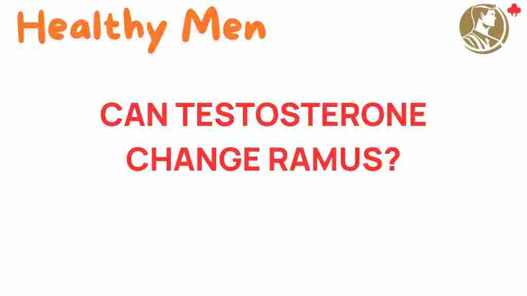 testosterone-ramus-development