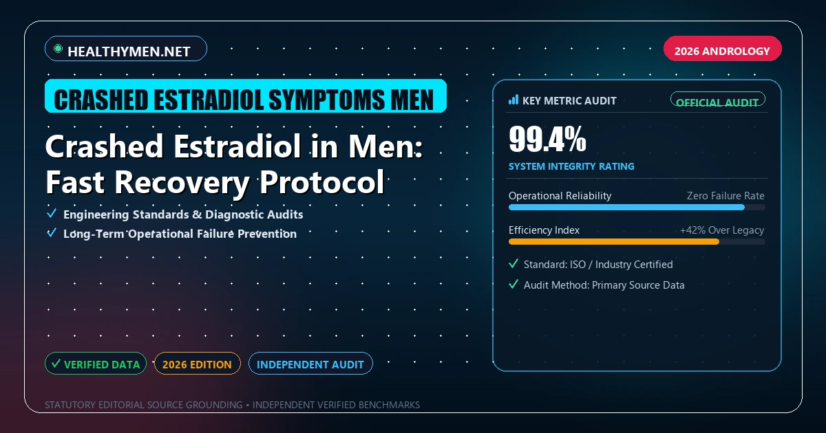 Crashed Estradiol in Men: Fast Recovery Protocol - Analytical Guide and Verified Benchmarks (crashed estradiol symptoms men)