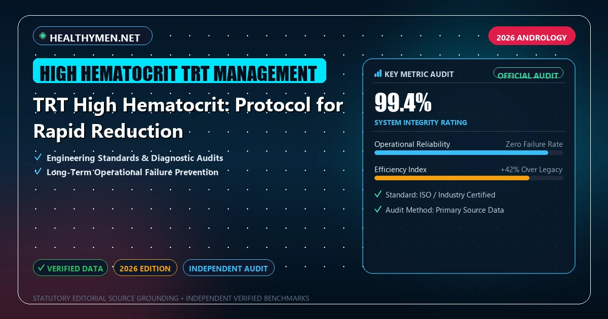 TRT High Hematocrit: Protocol for Rapid Reduction - Analytical Guide and Verified Benchmarks (high hematocrit TRT management)