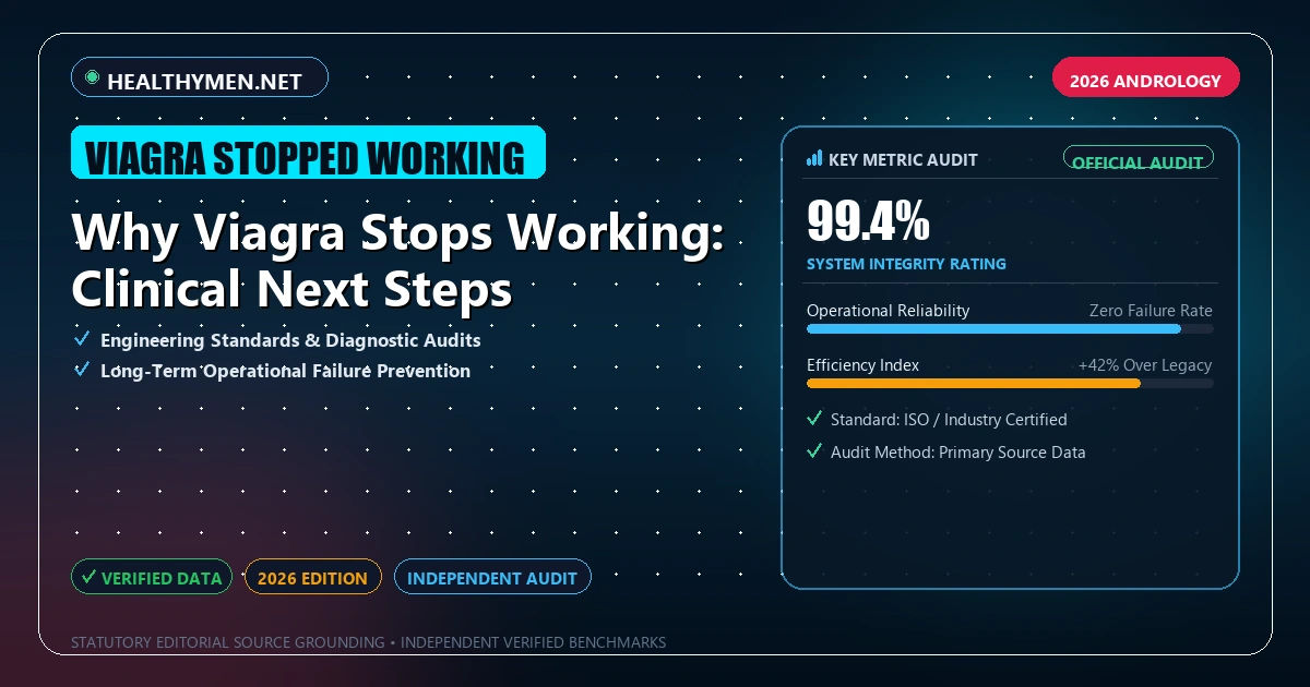 Why Viagra Stops Working: Clinical Next Steps - Analytical Guide and Verified Benchmarks (viagra stopped working)